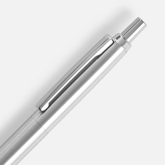 Ручка шариковая Poetica, серебристая
