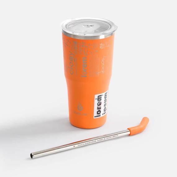 Термостакан Sapporo М, оранжевый