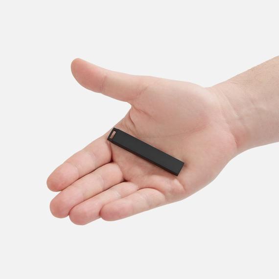 Флешка markBright Black с белой подсветкой, 32 Гб