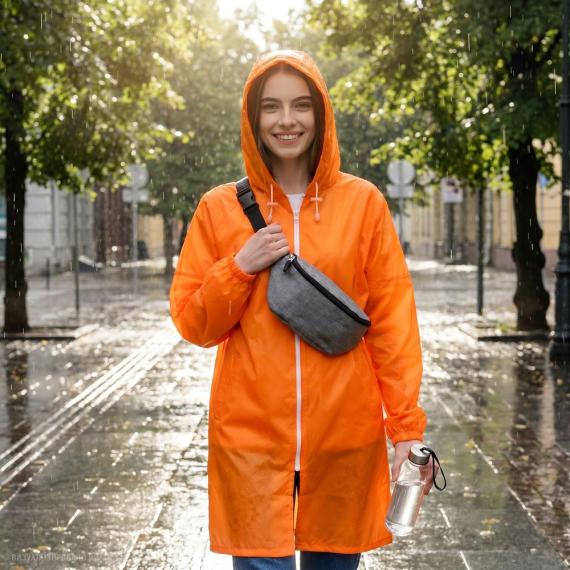 Дождевик Rainman Zip, серый, размер L