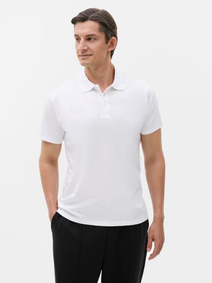 Рубашка поло мужская Prescott men 170 белая, размер L