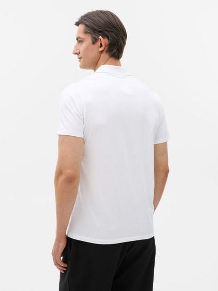 Рубашка поло мужская Prescott men 170 белая, размер L