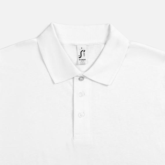 Рубашка поло мужская Prescott men 170 белая, размер L